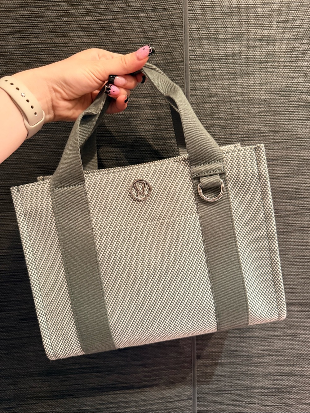 lululemon Two-Tone Canvas Mini Tote Bag 4.5L